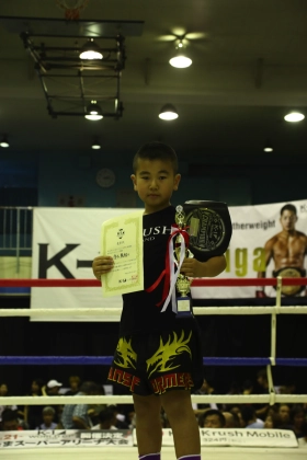 キッズBクラス 全日本トーナメント　小学1-3年生重量級優勝　清水龍翔