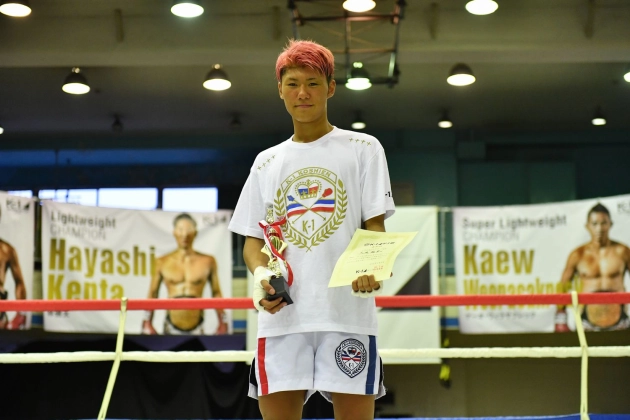 K-1甲子園2019 東日本予選トーナメント-65kg 優勝　大庭龍華(東京/一橋高等学校/1年)