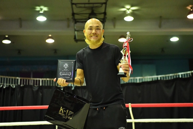 第34回K-1アマチュア　K-1マスターズ（40歳以上） Bクラス -60㎏　トーナメント優勝　村上 正史（K-1ジム川口）