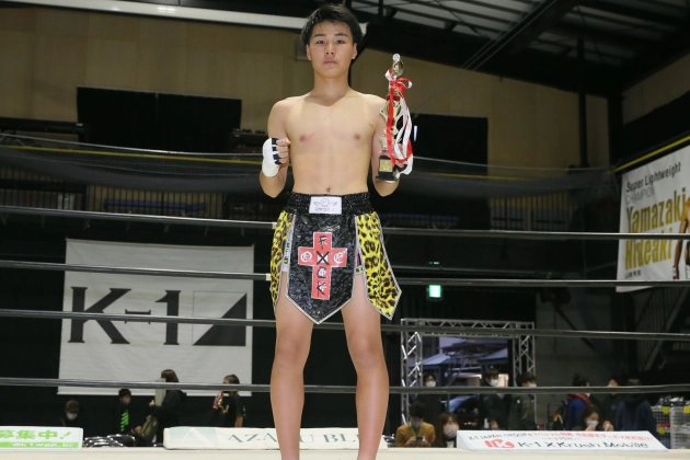 第35回K-1アマチュア　K-1チャレンジ(一般)Aクラス -55kg トーナメント優勝　松本愛斗(月心会チーム侍)