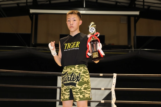 第65回K-1アマチュア　K-1ジュニア Bクラス　-45kg トーナメント 菅岡 一心　（TIGERGYM）