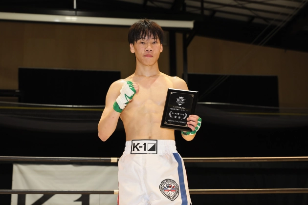 K-1甲子園2024 西日本予選トーナメント -55kg 優勝 佐々木 仁紀（三重県立津高校2年）