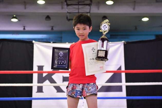 第71回K-1アマチュア　 K-1キッズAクラス 3～4年生 軽量級 トーナメント  佐藤 叶登（K-1ジムウルフ）