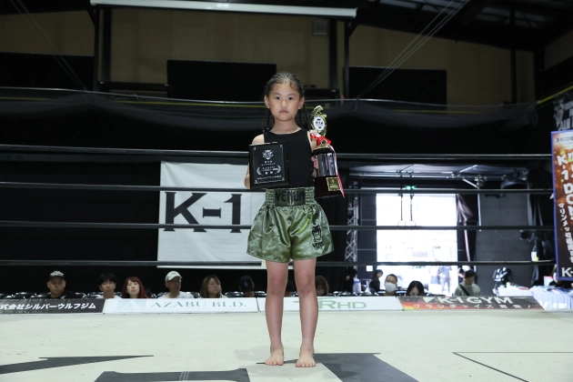 【MVP】第72回K-1アマチュア 　K-1キッズ（小学生） Bクラス 1～2年生 女子軽量級 トーナメント　瀬谷 まりか（B.F.A-SEED）