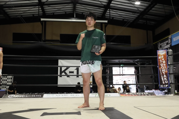 第72回K-1アマチュア　K-1チャレンジ（一般） Bクラス -80㎏ トーナメント　町 康太郎（Crazy Gorilla Kickboxing Gym）