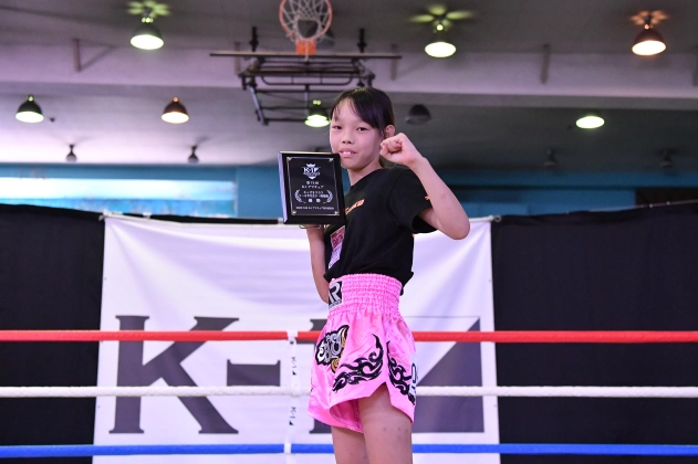 第73回K-1アマチュア　K-1キッズ（小学生） Bクラス 5～6年生 女子軽量級 トーナメント 武田 彩葉（悟心塾石神井道場）