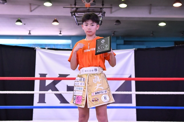 第73回K-1アマチュア　K-1ジュニア（中学生）Bクラス-45㎏ トーナメント 服部 眞大（K-1ジム大宮）