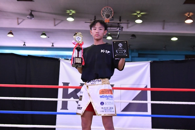 【MVP】第73回K-1アマチュア　K-1ジュニア（中学生） Bクラス-50㎏ トーナメント 宮西 琉聖（K-1ジムウルフ）