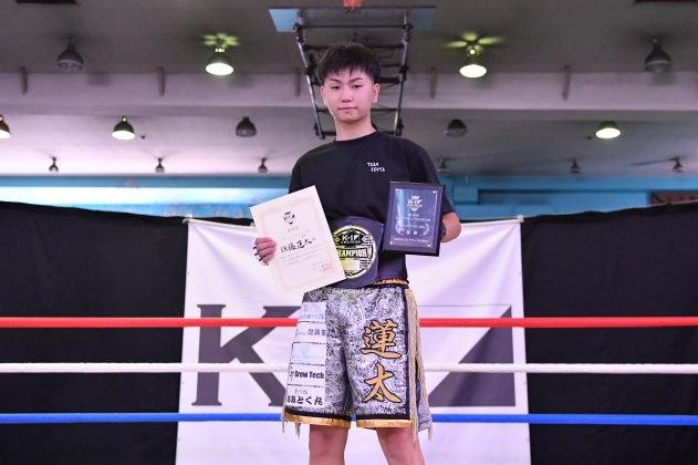 第19回K-1アマチュア全日本大会 K-1ジュニア Bクラス -60㎏ トーナメント 佐藤 蓮太(チーム・タイガーホーク/武心學館)