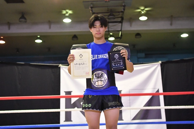 第19回K-1アマチュア全日本大会 K-1チャレンジ（一般） Bクラス -65㎏ トーナメント 石原 蓮琉弥(K-1ジム川口)