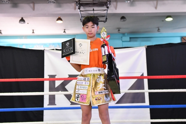 【MVP】第75回K-1アマチュア K-1ジュニア Bクラス -45kg トーナメント　服部 眞大(K-1ジム大宮)