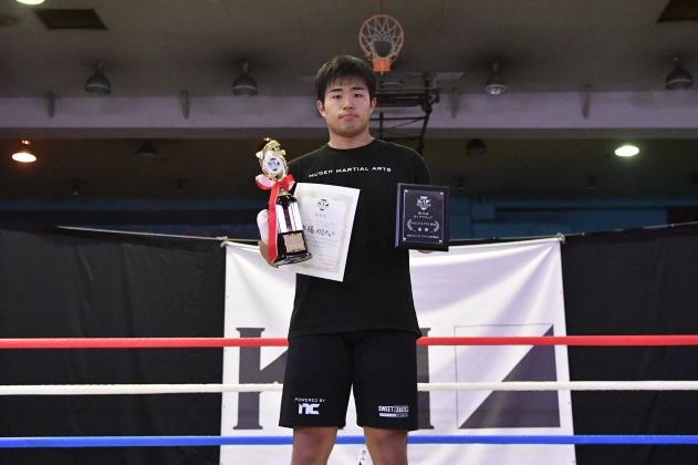 第75回K-1アマチュア K-1チャレンジ（一般） Aクラス ＋80kg トーナメント　佐藤 翔太(MUGEN MARTIAL ARTS)