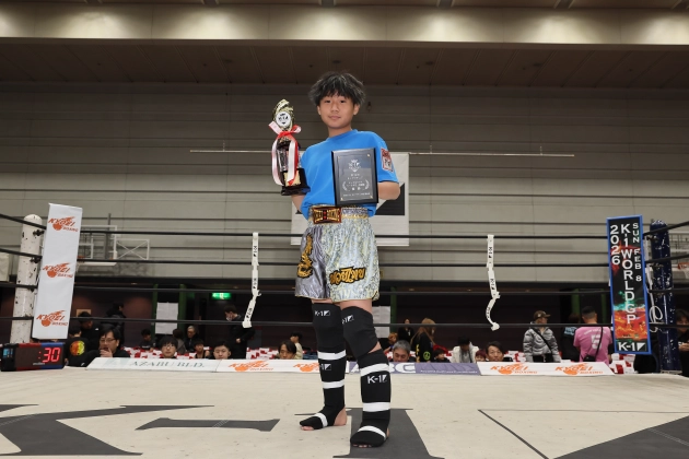 【MVP】第76回K-1アマチュア K-1キッズ（小学生） Bクラス 5～6年生 重量級 トーナメント 阪田 琉緒(楠誠会館(MA）)