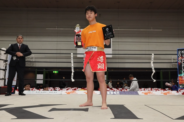 【MVP】第76回K-1アマチュア K-1キッズ（小学生） Aクラス 5～6年生 重量級 トーナメント 田邊 海翔(K-1ジム大宮)