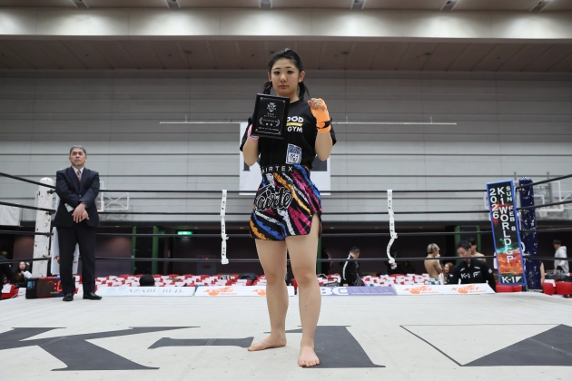 第76回K-1チャレンジ（一般） Bクラス 女子-55㎏ トーナメント 比企 那菜実(BELLWOOD GYM)