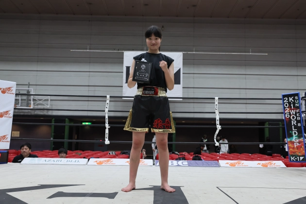 第76回K-1チャレンジ（一般） Aクラス 女子-50㎏ トーナメント 木下 采音(KICKBOXING GYM 3K)