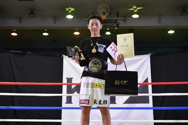 【MVP】第20回K-1アマチュア全日本大会 K-1チャレンジ（一般）Bクラス -60kg トーナメント 大部 玄太郎（BLOW GYM）