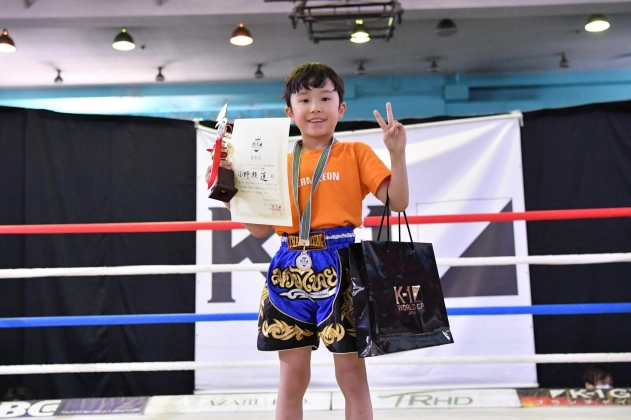 【MVP】第78回K-1アマチュア K-1キッズ（小学生）Bクラス 1～2年生 軽量級 トーナメント 小野瀬 蓮(K-1ジム大宮)