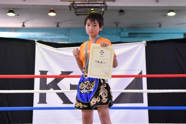 第78回K-1アマチュア K-1キッズ（小学生）Aクラス 3～4年生 重量級 トーナメント須藤 慶人(K-1ジム大宮)