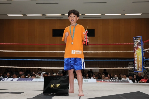 【MVP】第79回K-1アマチュア～全日本大会予選トーナメント＆ワンマッチ～ K-1キッズ（小学生）Aクラス 3～4年生 重量級 トーナメント 福田 哲次郎(WARRIOR OSAKA)