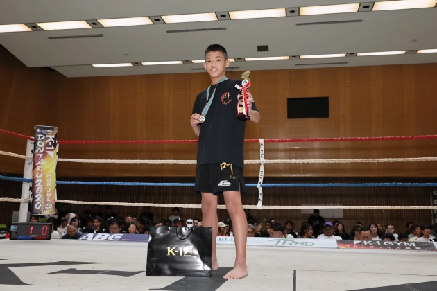 【MVP】第79回K-1アマチュア～全日本大会予選トーナメント＆ワンマッチ～ K-1ジュニア（中学生）Bクラス -45kg トーナメント 小野 想叶(叶～Kyo～)