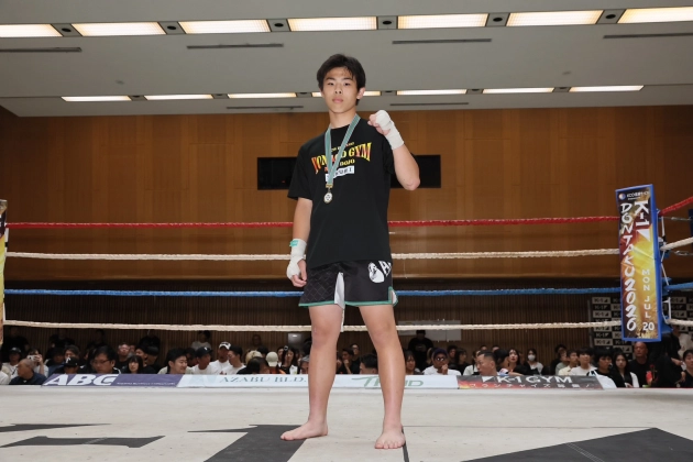 第79回K-1アマチュア～全日本大会予選トーナメント＆ワンマッチ～ K-1ジュニア（中学生）Bクラス -60kg トーナメント 岡本 壮太郎(米子ジム)