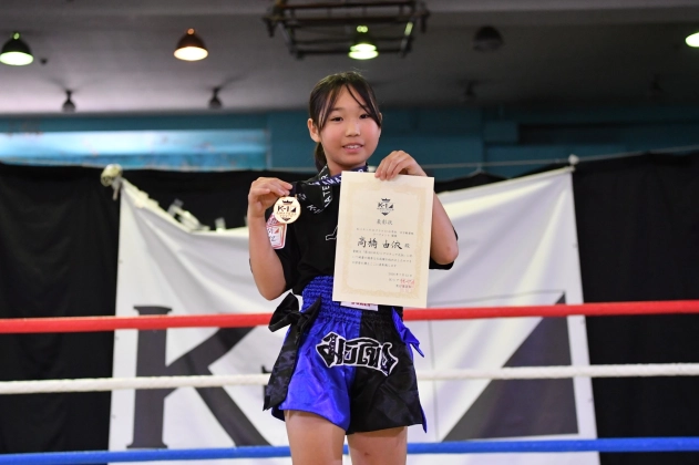 第80回K-1アマチュア K-1キッズ（小学生）Bクラス 5～6年生 女子軽量級 トーナメント高橋 由依(リバイバルジム)