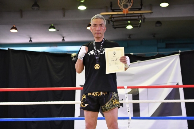 第80回K-1アマチュア K-1マスターズ（40歳以上）Bクラス -70kg トーナメント 竹内 明(KICK'S 太田)