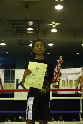 キッズBクラス 全日本トーナメント　小学4-6年生軽量級優勝　野村勇人