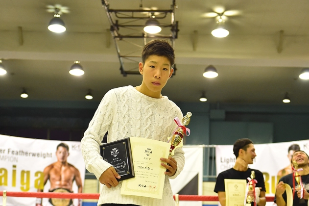 第19回K-1アマチュア チャレンジBクラス -55kgトーナメント優勝　多久田和馬
