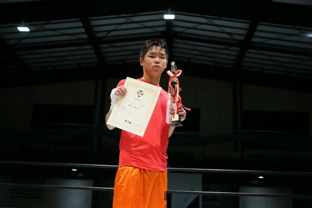 第31回K-1アマチュア ～全日本大会・西日本予選トーナメント＆ワンマッチ～ジュニア(中学生） Bクラス2～3年生　-60㎏ トーナメント 橋本雷汰（BFA-SEED）