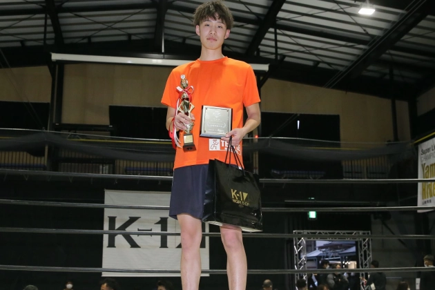 第35回K-1アマチュア　K-1チャレンジ(一般)Bクラス -60kg トーナメント優勝＆MVP　松本侑大(WARRIOR OSAKA)