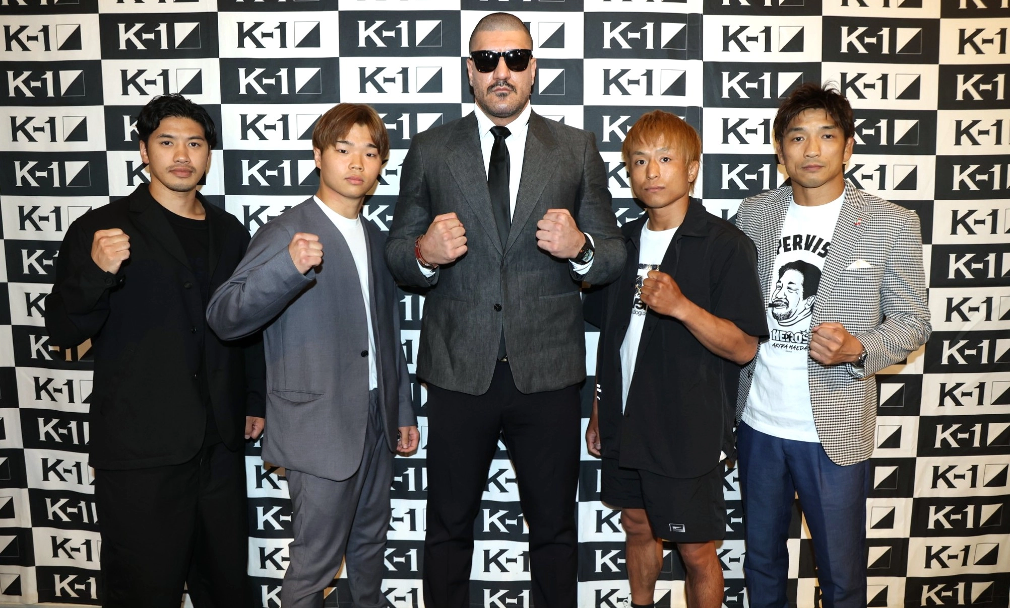 左から卜部代表、橋本、カリミアン、長野、所代表