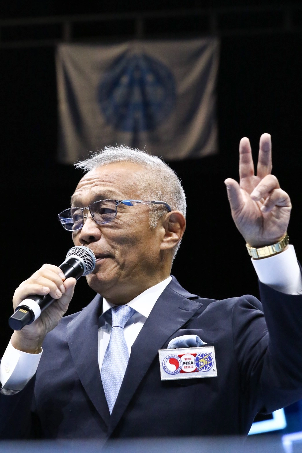 K-1創始者で正道会館の石井和義館長（C）正道会館