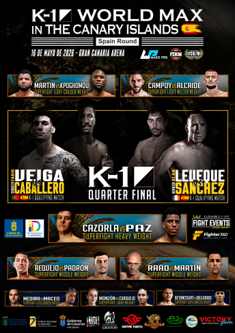2026年5月16日（土）K-1 WORLD MAX 2026 in Canary Islands