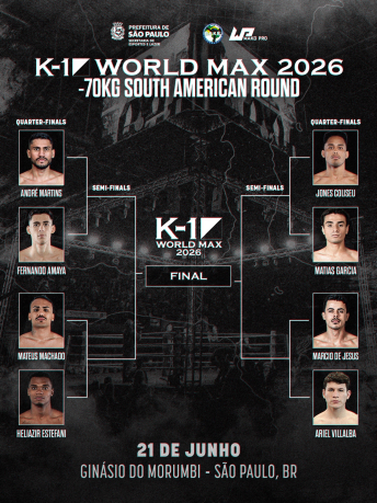 2026年6月21日（日）K-1 WORLD MAX 2026 in Sao Paulo