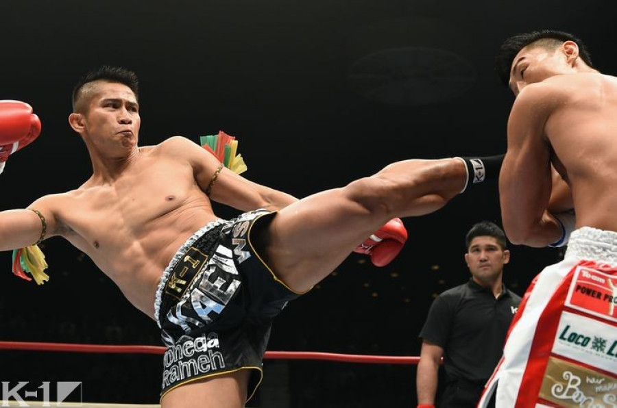 ローキックをあまり蹴らなかったのが山崎選手にパンチを合わされると思ったからです K 1公式サイト K 1 Japan Group