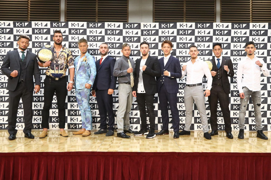 K 1 World Gp 8 24 土 大阪 日本vs世界 5対5 K 1ライト級王者 林健太vsデニス デミルカプはお互いに顔面破壊を予告 木村 フィリップ ミノルは改めてパンチで真っ向勝負を宣言 出場全10選手が意気込みを語る K 1公式サイト K 1 Japan Group